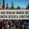Hak-hak Sebagai Warga Negara Indonesia beserta Contohnya
