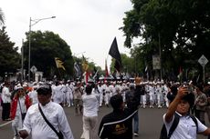 Massa Aksi 211 Berjalan dari Istiqlal ke Istana, Lalu Lintas Tersendat