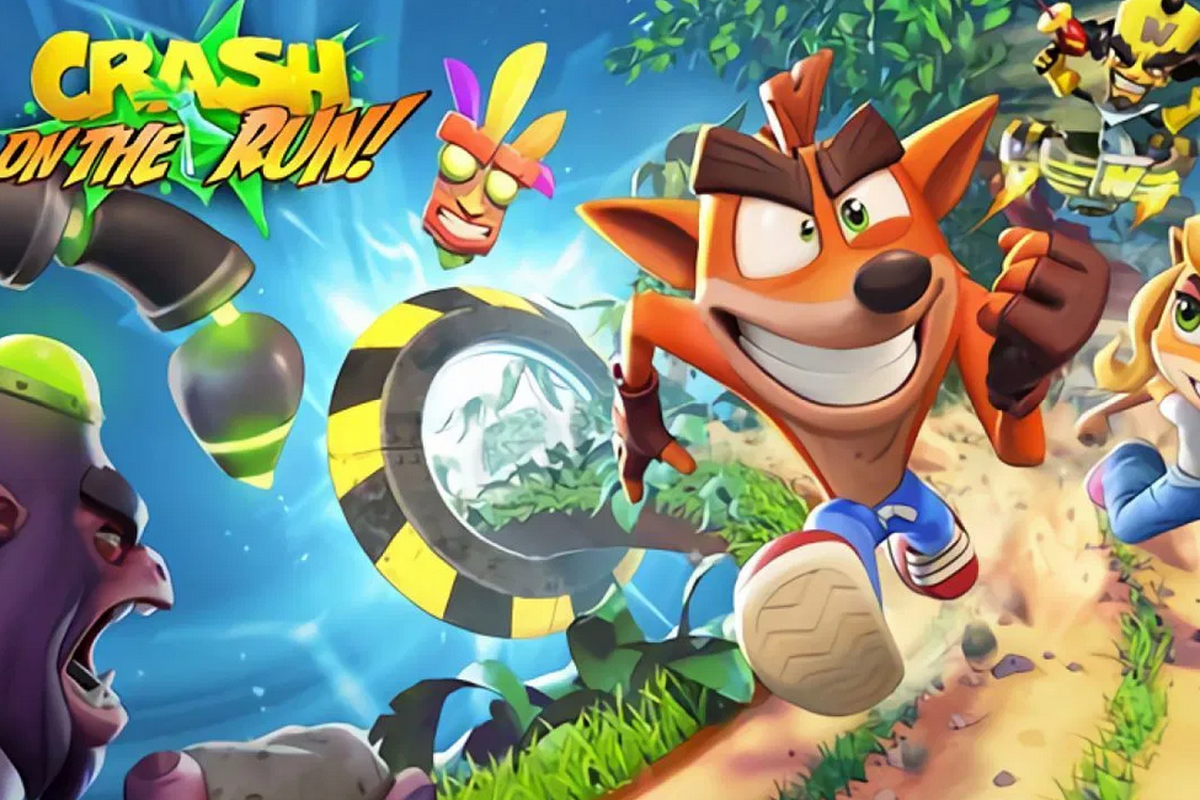 Ilustrasi game Crash Bandicoot: On the Run!