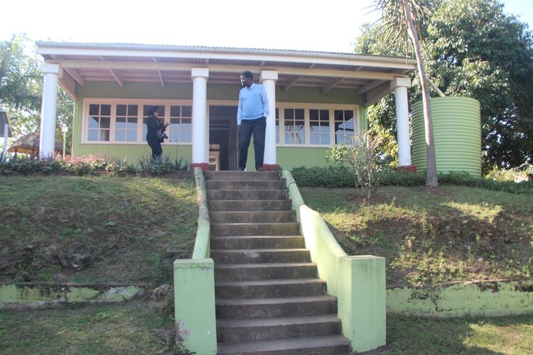 Replika rumah Mahatma Gandhi di Durban, Afrika Selatan. Gambar diambil pada Sabtu (10/6/2017)