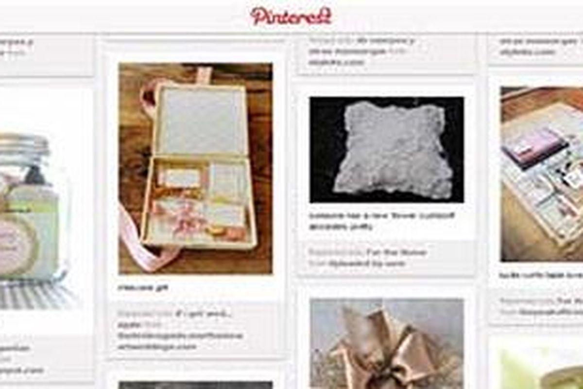 Pinterest merupakan situs jejaring sosial yang berkembang pesat.