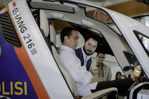 Jokowi Coba Taksi Terbang EHang 216, Mau Jadi Kendaraan Massal?