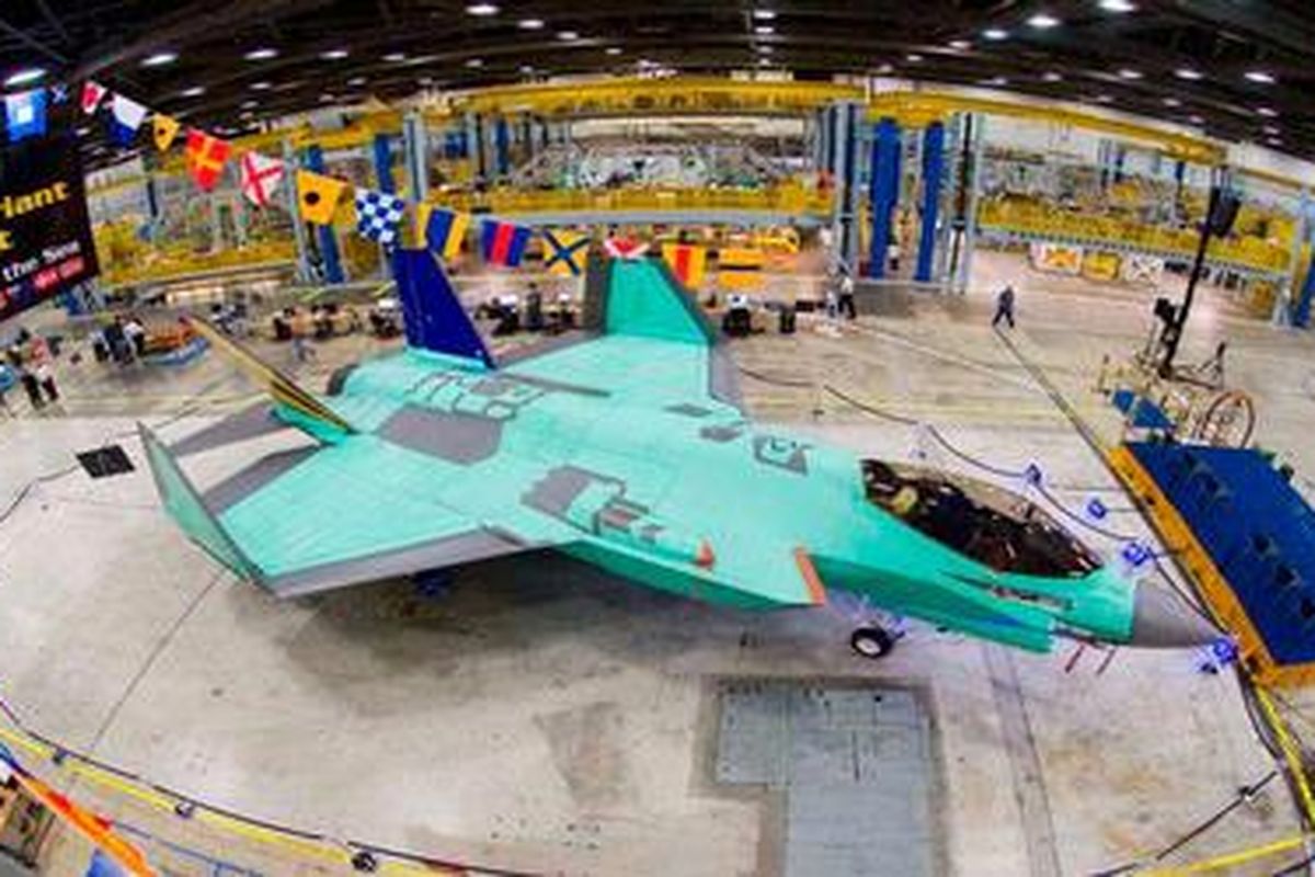 Pesawat tempur F-35.