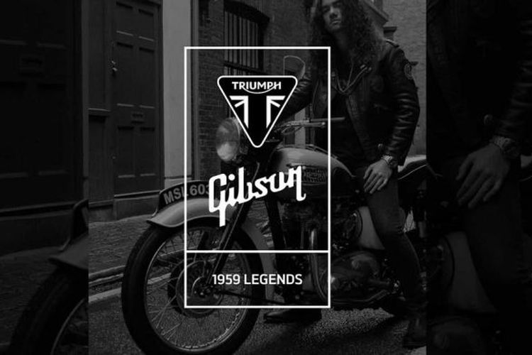 Triumph kembali berkolaborasi dengan merek on otomotif, Gibson.