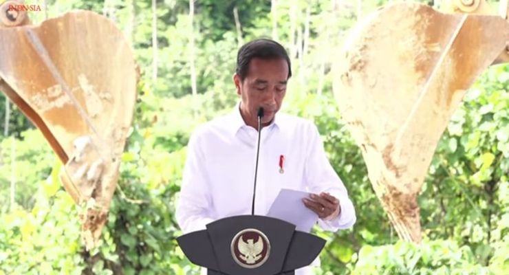 Jokowi Resmikan Pembangunan Kantor BTN di IKN