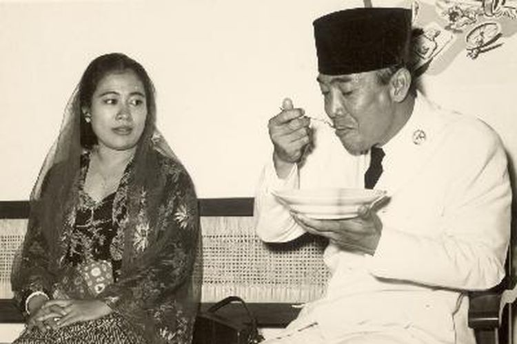 Presiden Soekarno dan Ibu Fatmawati