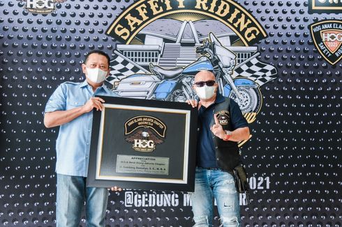 HOG Anak Elang Jakarta Chapter Gelar Keselamatan Berkendara