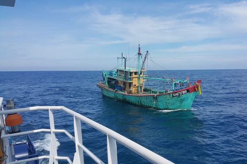 Curi Ikan di Perairan Indonesia, Kapal Berbendera Malaysia Ditangkap