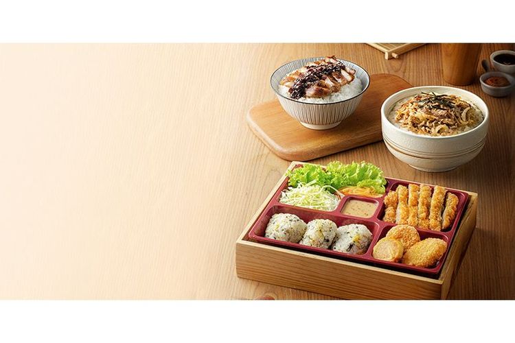 Dua menu baru San Gyu by Hangry, yaitu Curry Tori Katsu Don dan Premium Bento B. 

