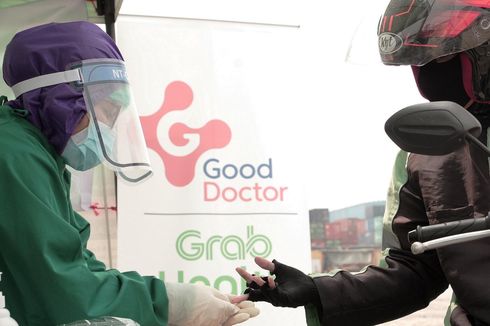 Grab Bersama Good Doctor Lakukan Rapid Test dan PCR Gratis bagi Mitra Pengemudi dan Tenaga Medis