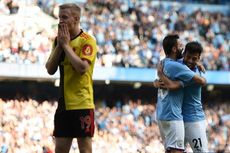 Man City Vs Watford, The Citizens Pesta Gol, Bernardo Silva Hattrick