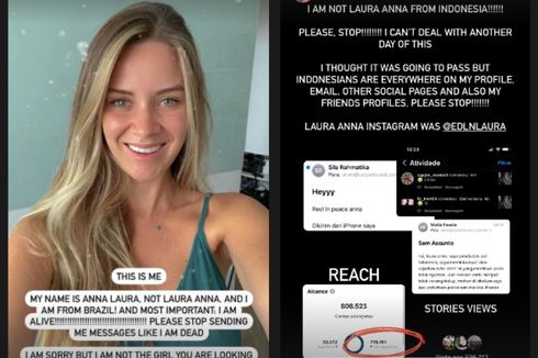 Namanya Sama dengan Laura Anna, Jurnalis Brasil Terkejut Diberondong Ucapan Duka oleh Warganet Indonesia