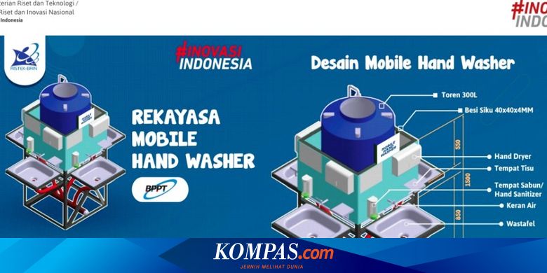 Hadapi Corona Badan Riset Serahkan 2 Hasil Inovasi Ke Bnpb Halaman All Kompas Com