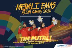 INFOGRAFIK Asian Games: Medali Emas Ke-21, Tim Putri 1 Panjat Tebing