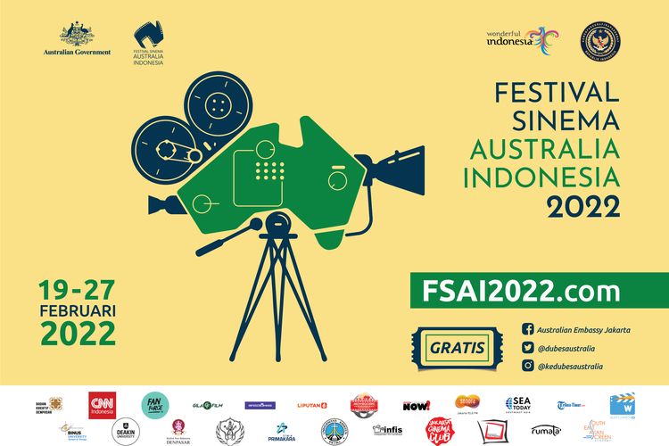Duta Besar Australia untuk Indonesia, PPoster Festival Sinema Australia Indonesia (FSAI) 2022