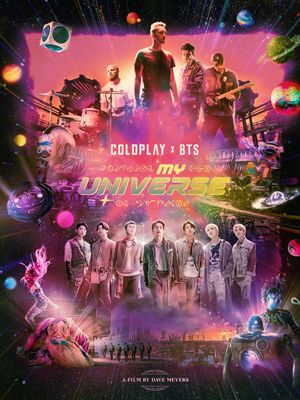 Poster teaser video musik lagu My Universe milik Coldplay dan BTS. Video musik lagu My Universe dirilis pada Jumat (30/9/2021) pukul 11.00 WIB. Video tersebut dibesut oleh sutradara kondang Dave Meyers.