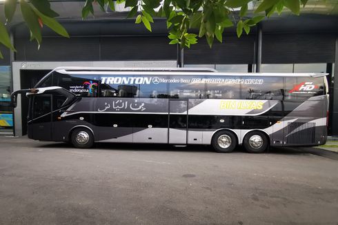 Bus Baru PO Bin Ilyas, Pakai Sasis Tronton Premium