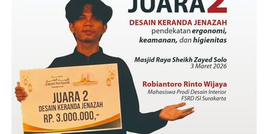 Cerita Robiantoro, Mahasiswa ISI Solo Juara 2 Desain Keranda Jenazah