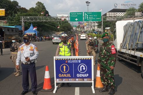 Ganjil Genap di Puncak Bogor, 2.320 Kendaraan Diminta Putar Balik