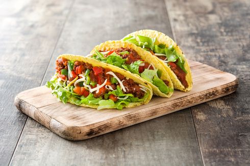 Resep Taco Panggang Isi Daging Sapi Giling, Cuma Butuh 3 Langkah Masak