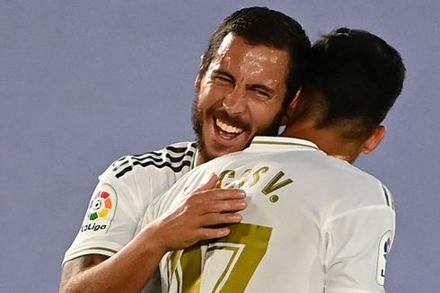 Cetak Gol Lagi Setelah 392 Hari, Hazard Dedikasikan Gol untuk Fans Real Madrid