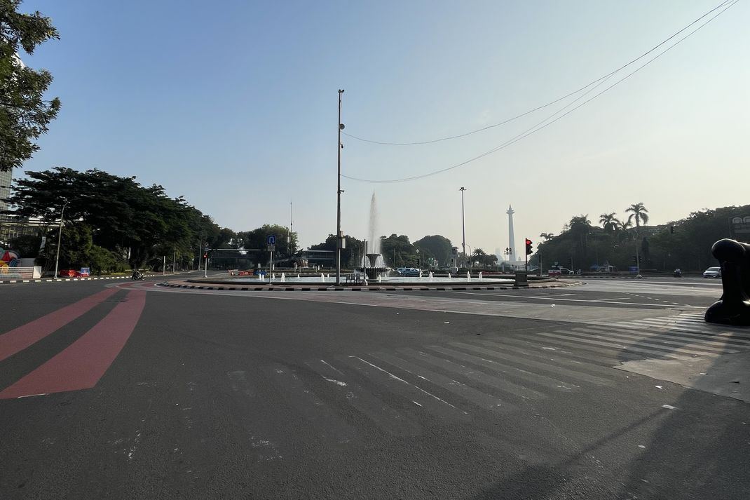 Suasana Jakarta Di Hari Lebaran (22/4/2023)