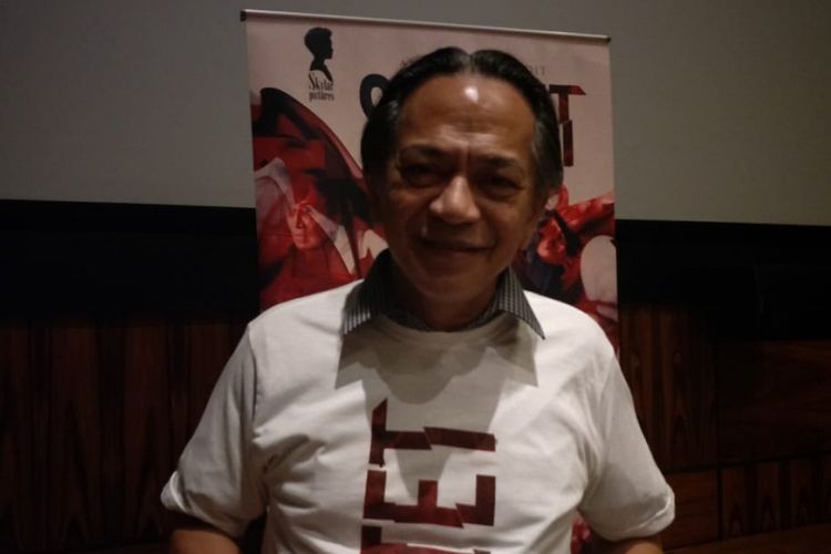Ray Sahetapy saat ditemui dalam acara jumpa pers peluncuran trailer film Santet di kawasan Kemang, Jakarta Selatan, Selasa (5/6/2018).
