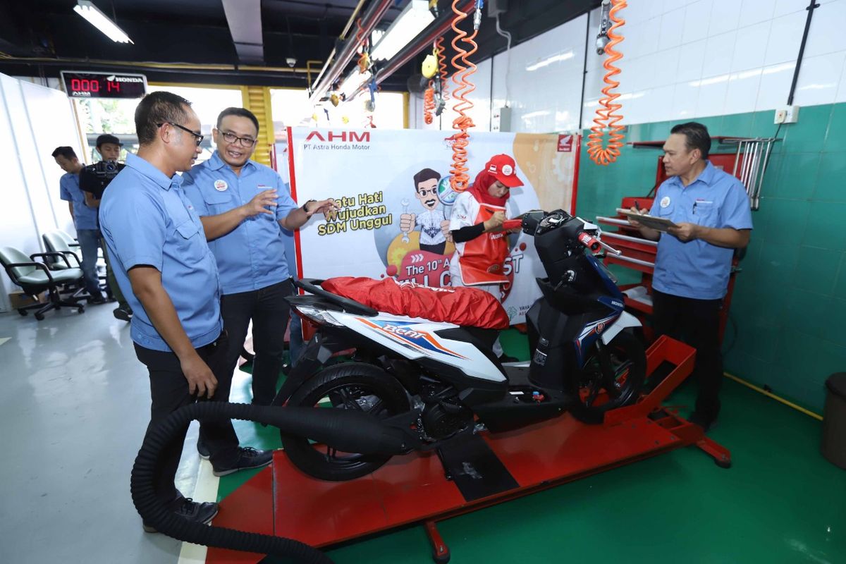 Siswa SMK binaan Honda Astra Motor berkompetisi di Astra Honda Skill Contest (AHSC) for Vocational School 2019