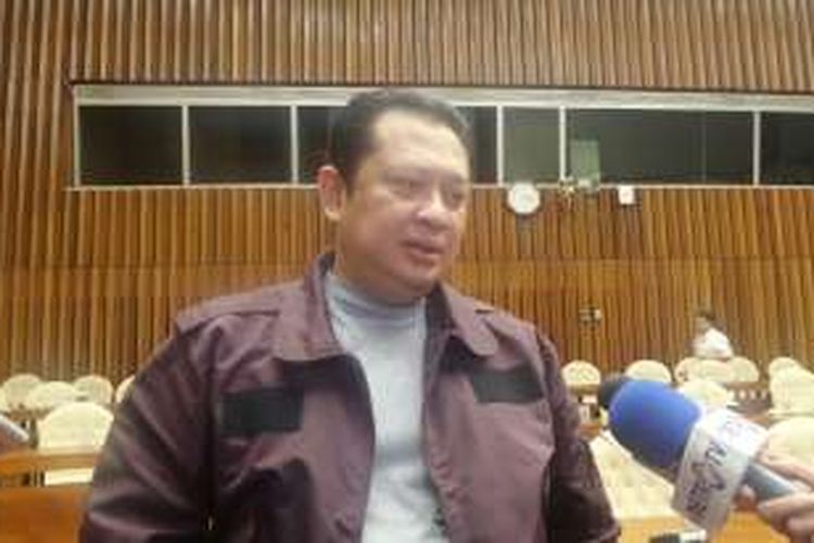 Ketua Komisi III DPR dari Fraksi Golkar, Bambang Soesatyo di Kompleks Parlemen, Senayan, Jakarta, Jumat (30/9/2016)