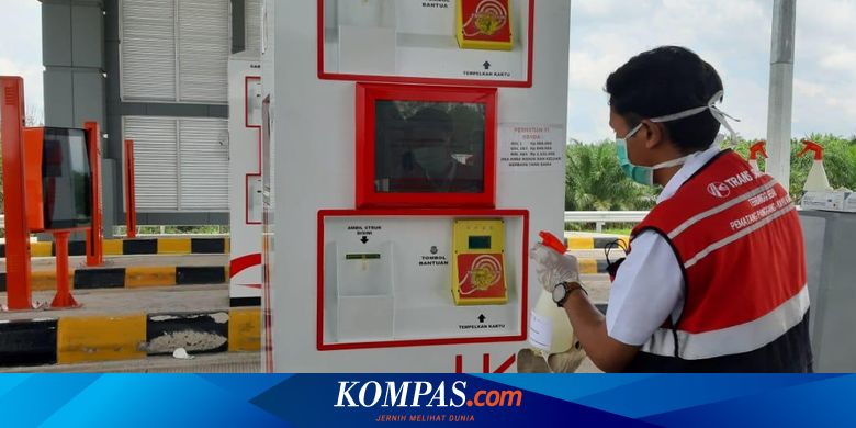 Tula Ng Kompak Pembesaran 10 X 10 Tiga BUJT Kompak  Terapkan Mitigasi Covid 19 di Gerbang Tol 