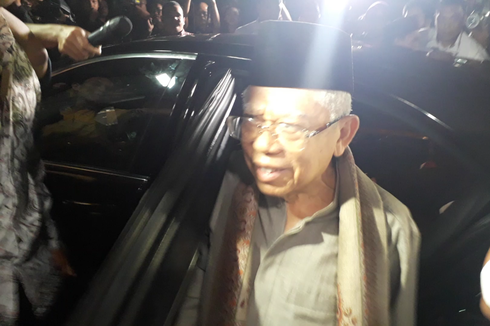 Ma'ruf Amin Melayat ke Rumah Duka Habibie