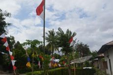 Warga Flores Kibarkan Bendera Merah Putih