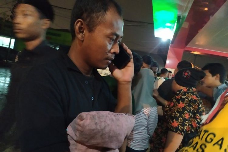Rusmanto saat ditemui di RS Bhayangkara Medan