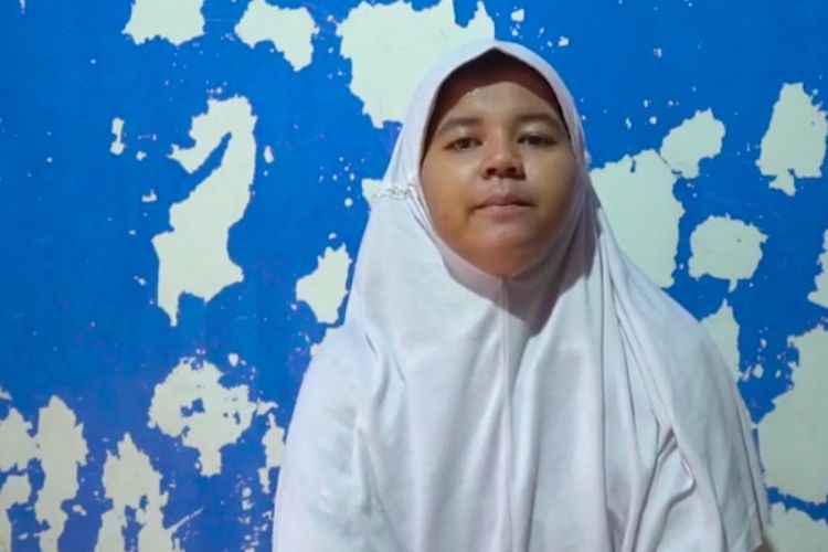 Viola Oktavio, siswi berhasil lolos PPDB zonasi di SMAN 8 Jakarta.