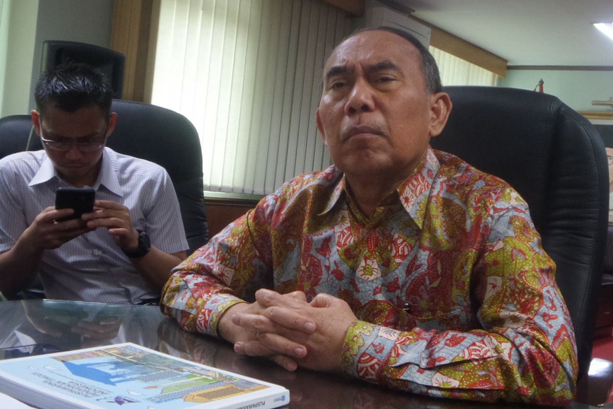 Rektor Universitas Negeri Jakarta, Djaali saat ditemui di Rektorar UNJ, Senin (14/8/2017)