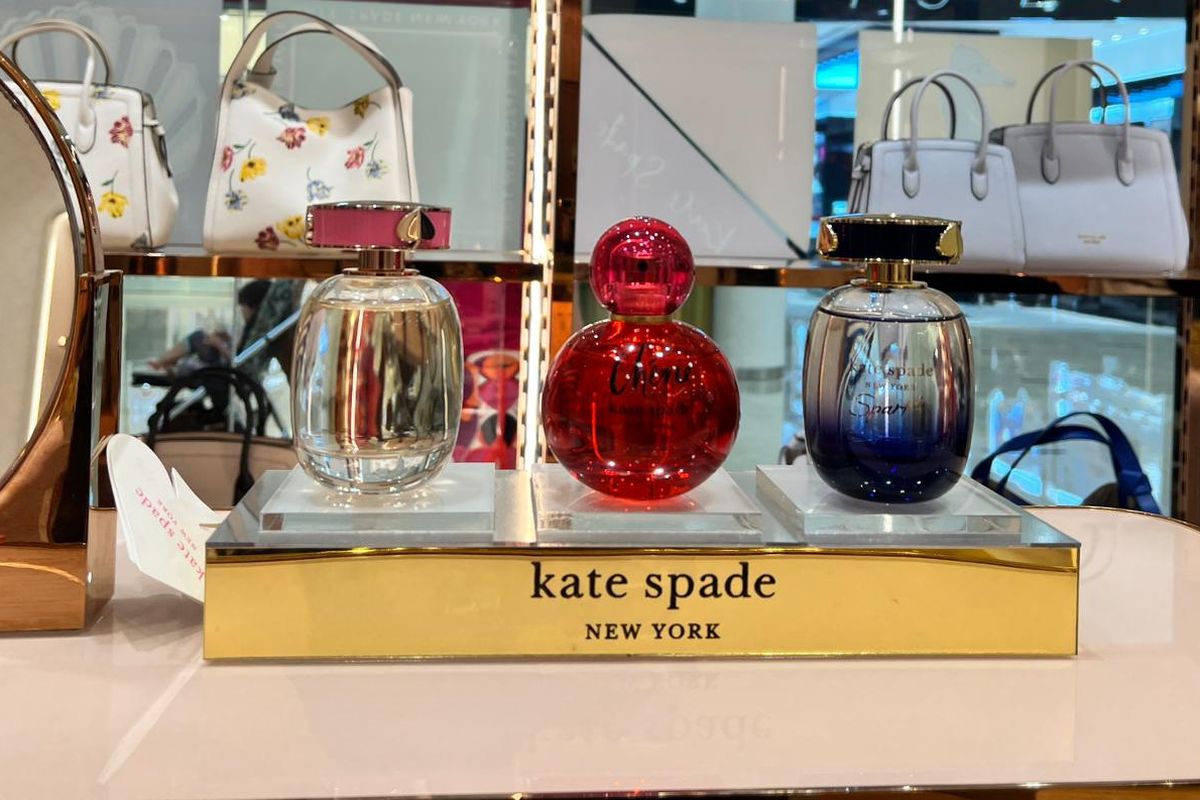 Peluncuran koleksi parfum terbaru dari Kate Spade di mal Senayan City. (Kompas.com/Niken Monica)