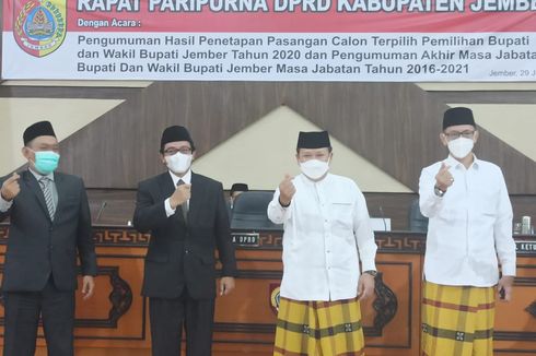 Bupati-Wabup Jember Terpilih Pakai Sarung ke Sidang Paripurna, Ini Alasannya