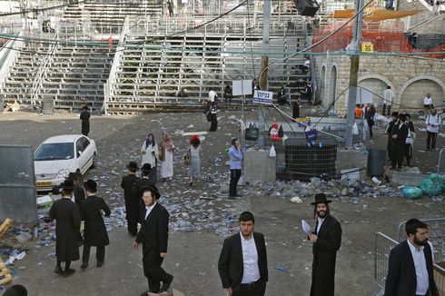 [UPDATE] Tribun Festival Agama di Israel Ambruk, Tewaskan 44 Orang
