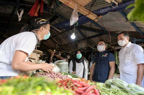Hari Pertama Puasa, Mendag dan Ridwan Kamil Tinjau Harga Kebutuhan Pokok di Pasar Bandung