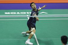 Hong Kong Open 2023, Ginting Bersyukur Tidak Cedera