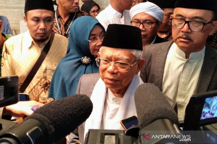 Calon Wakil Presiden terpilih Kiai Haji Maruf Amin. 