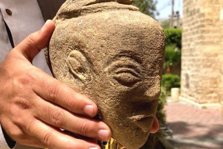 Patung Dewi Anat sekarang dipajang di salah satu dari sedikit museum di Jalur Gaza.
