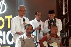 Ganjar Pranowo, Sandiaga Uno, dan Budi Karya Sumadi Nyanyi Bareng Penyandang Disabilitas