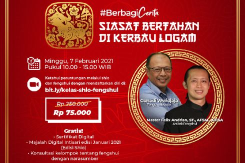 Ikuti Acaranya dan Ketahui Peruntunganmu Lewat Shio dan Fengshui di Tahun Kerbau Logam 2021!