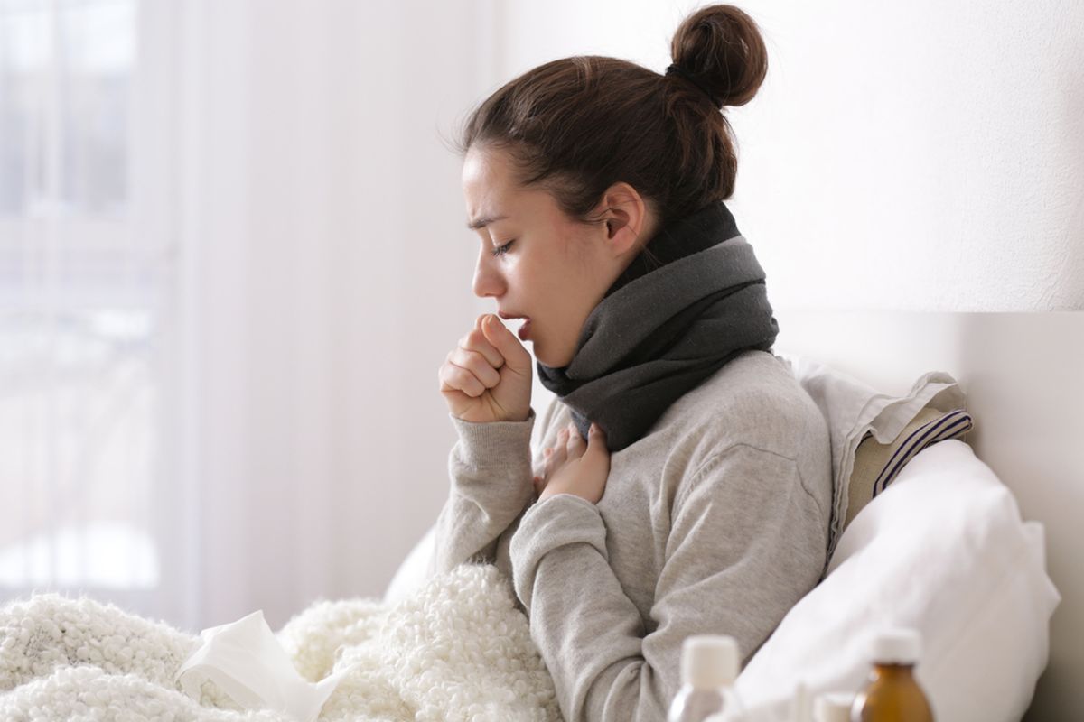 Ilustrasi flu, sakit flu 
