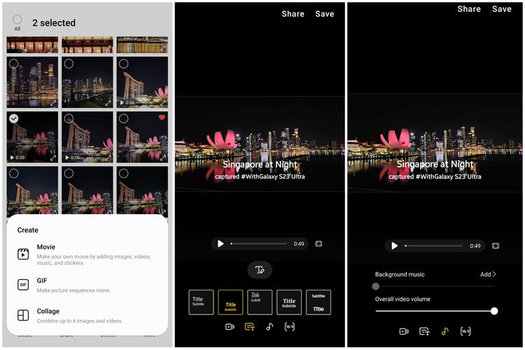  Fitur Create opsi Movie di galeri HP Samsung bisa bikin video Instagram Reels/TikTok secara instan, tanpa aplikasi pihak ketiga.