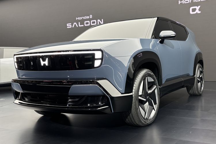 Calon SUV listrik terbaru, Honda 0 alpha prototipe meluncur di JMS 2025.