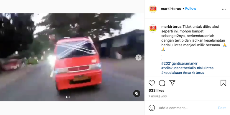 Sebuah video viral di media sosial menggambarkan mobil angkot yang mengalami tabrakan terjadi di Cianjur, Selasa (6/4/2021). 