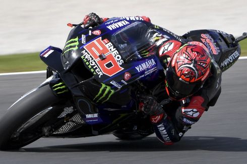 Live MotoGP Australia, Fabio Quartararo Kecelakaan!