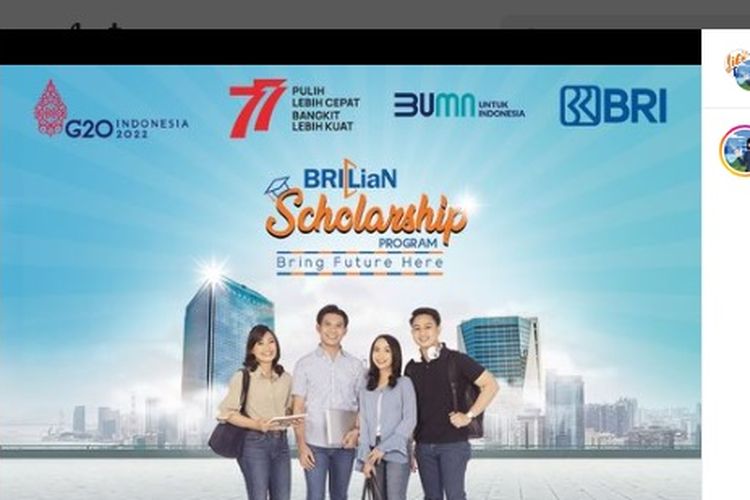 Beasiswa BRI BRILiaN Scholarship 2022